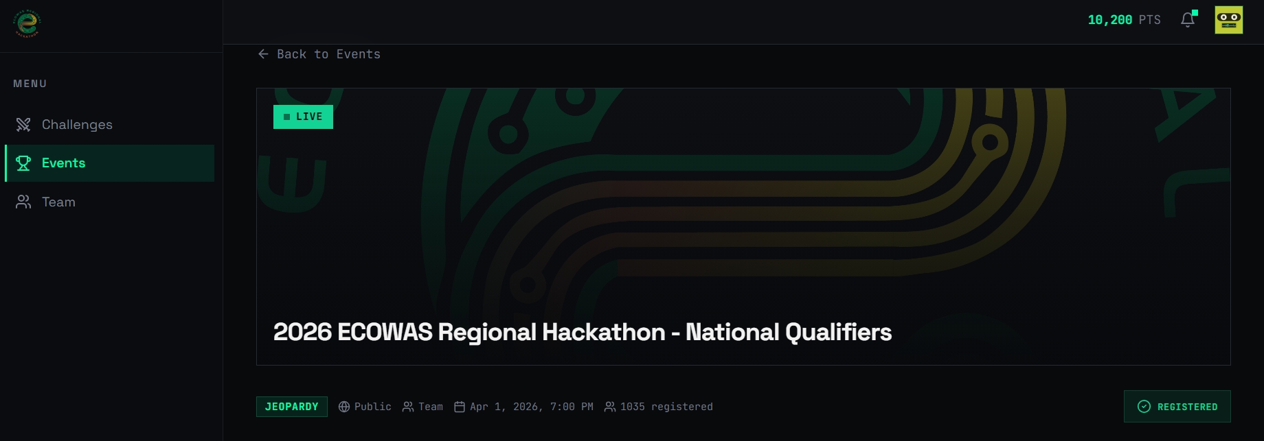2026 ECOWAS Regional Hackathon — Pré-qualifications